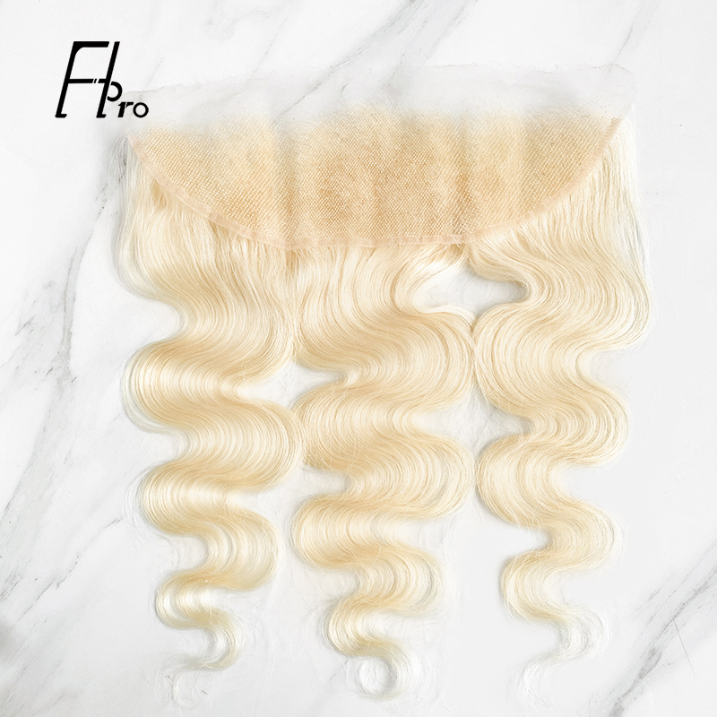 Wholesale 13x4 HD Lace Frontal 613# Body Wave Virgin Hair Unprocessed Hair